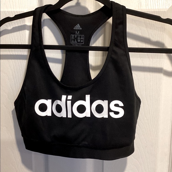 adidas Other - adidas logo racer back Climalite Sports Bra